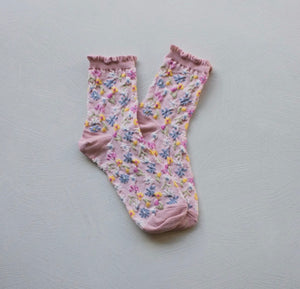 Love Floral Casual Socks