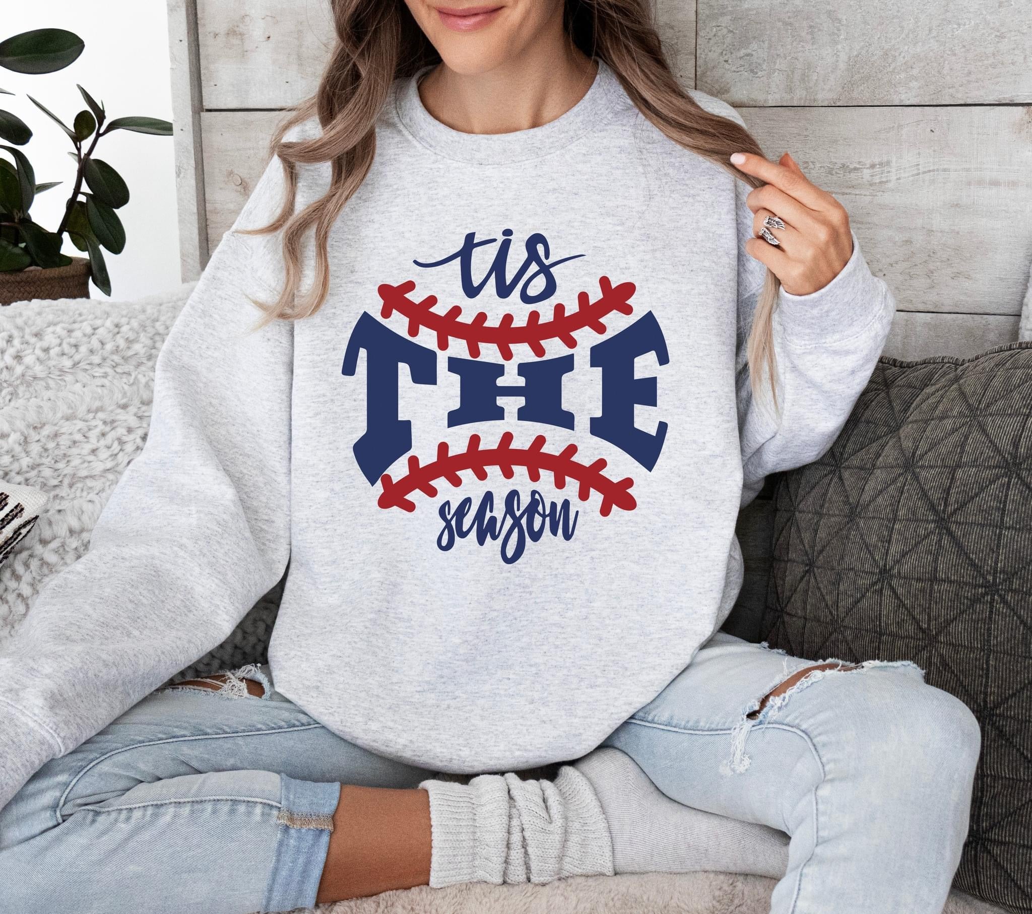 Tis The Season Baseball Sweatshirt