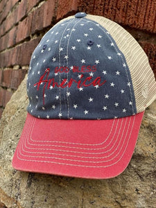 God Bless America Star Hat