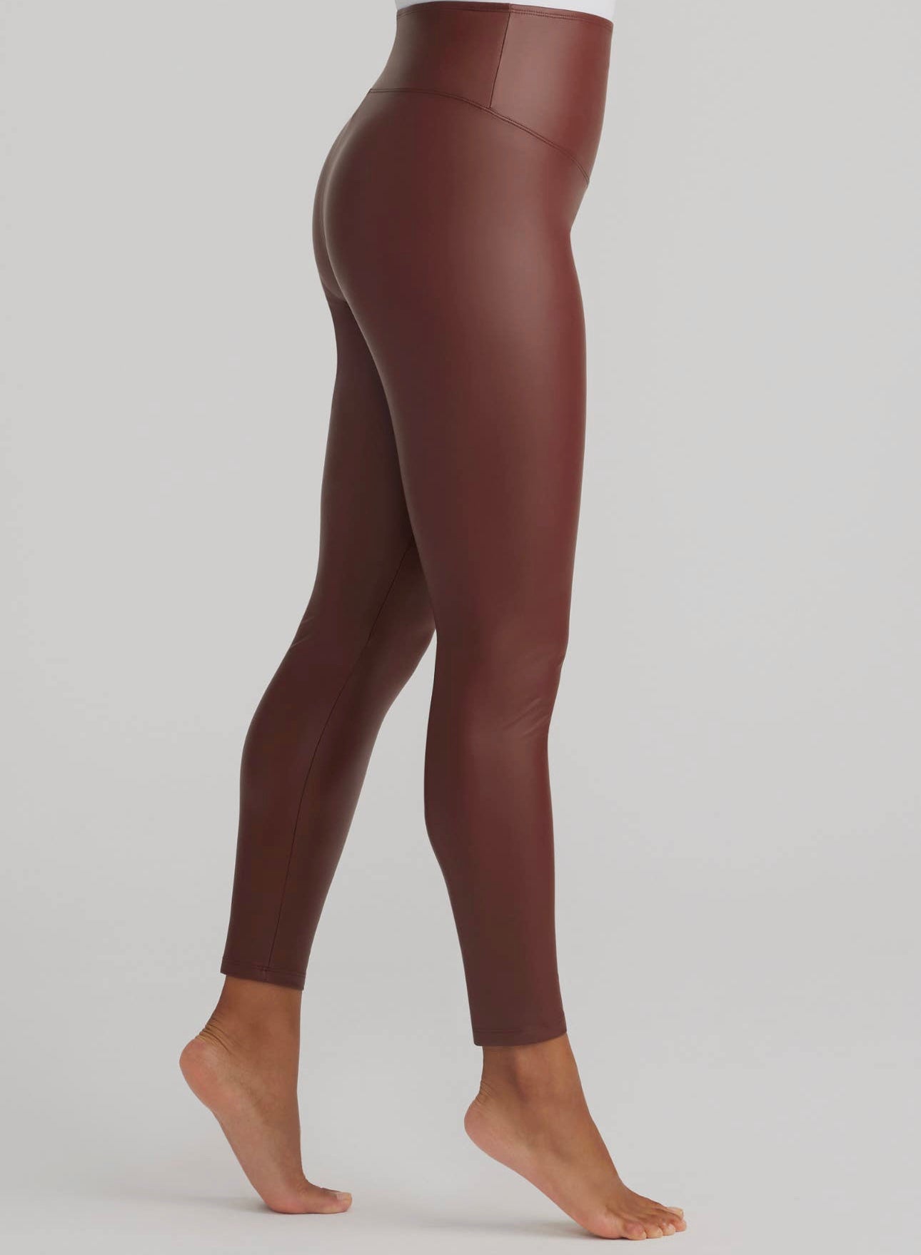 Faux Leather Shaping Legging