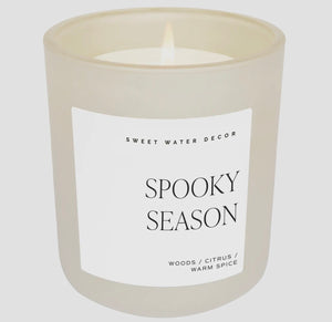 Spooky Season 15oz Tan Matter Jar Candle