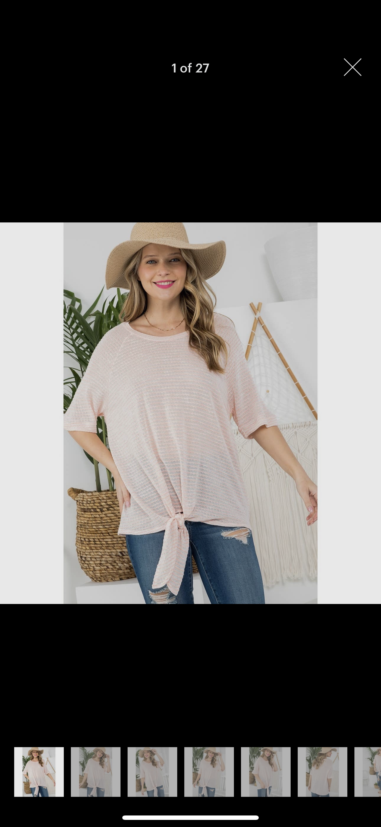 Knit Jersey Boxy Top