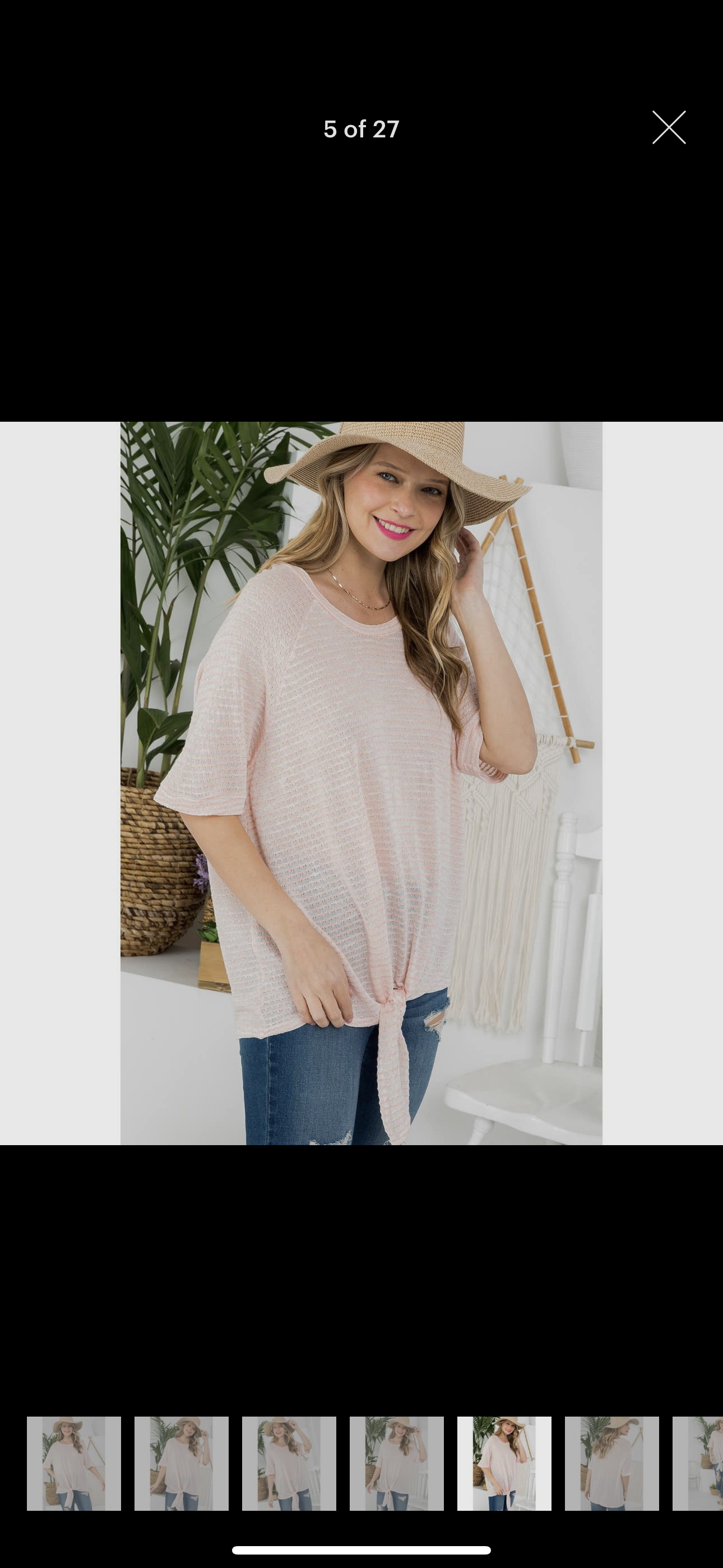 Knit Jersey Boxy Top